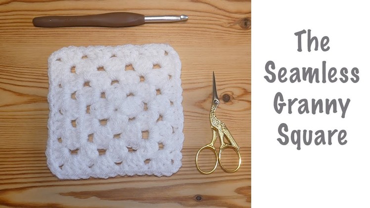 Crochet a Perfect Seamless Granny Square (& no twisting!)