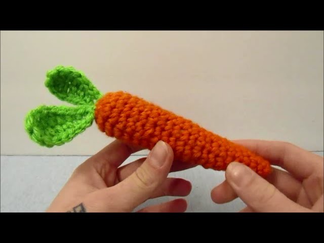 Crochet carrot tutorial how to crochet a carrot 