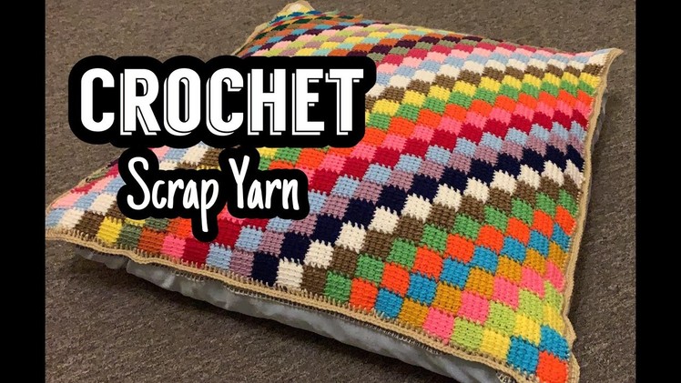 Crochet || Scrap Yarn || Tunisian