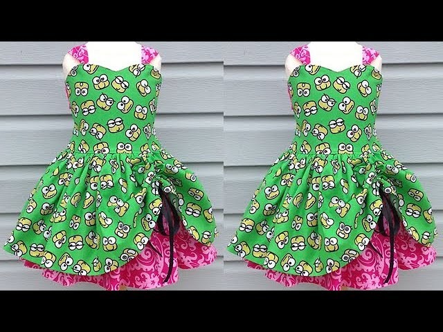 DIY Designer Baby Frock Cutting and Stitching Full Tutorial