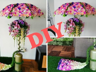 DIY Flowers Umbrella | Decorate with old Fire Extinguisher