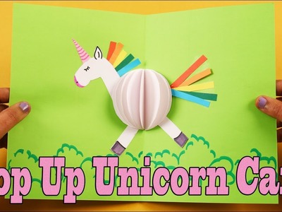 DIY Pop Up Unicorn Card | How to Make Pop Up Unicorn Card | Craft For Kids | Art And Craft Video