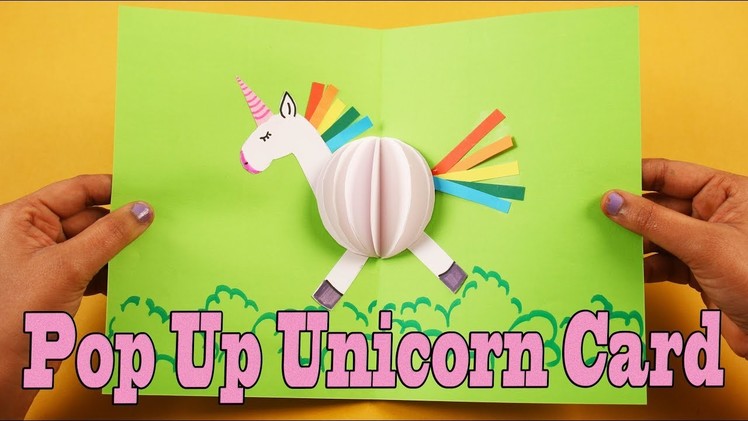 DIY Pop Up Unicorn Card | How to Make Pop Up Unicorn Card | Craft For Kids | Art And Craft Video