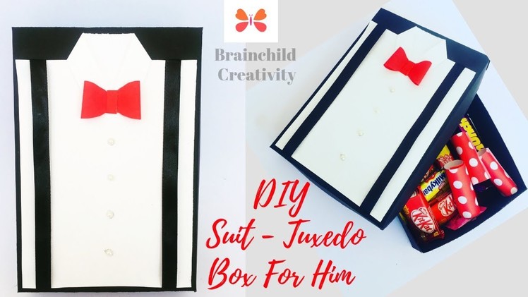 DIY Suit-Tuxedo Greeting Card Tutorial | DIY Gift Box | Ep 285