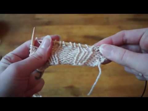 Fabels of Knitting - Tutorial, how to fix dropped stitches or mistakes further  down.