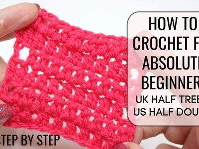 HOW TO CROCHET FOR ABSOLUTE BEGINNERS | UK HALF TREBLE.US HALF DOUBLE | EPISODE 4 Bella Coco Crochet