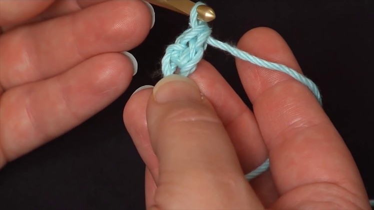 How to Crochet: Foundation Single Crochet (Left Handed)