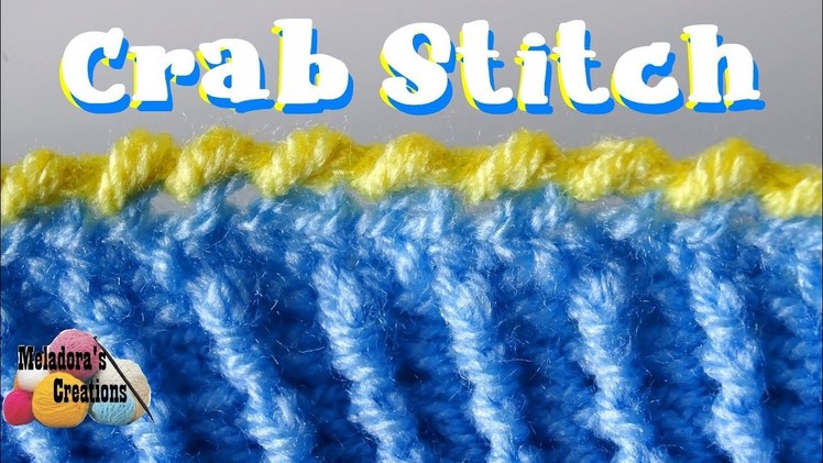 How to do the Crab Stitch in Crochet - Right Handed Crochet Tutorial