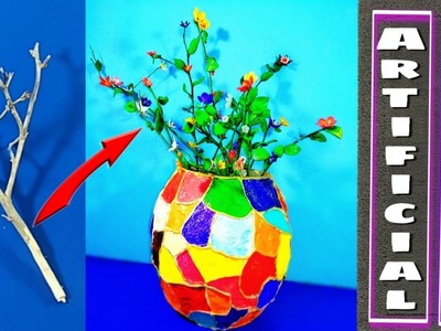 How to make Artificial Flowers || Clay Artificial Flowers