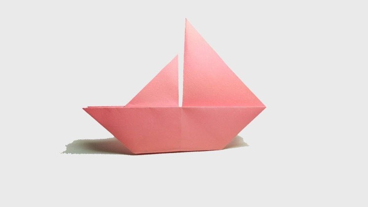 How To Make Paper Boat - ORIGAMI PAPER BOAT