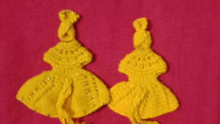 Knitting pattern for kanhaji ki beautiful dress.pagdi.mukut size 0-1. . .#34