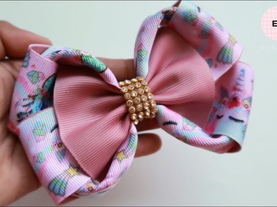 Laço De Fita ???? Ribbon Bow Tutorial #17 ???? DIY by Elysia Handmade