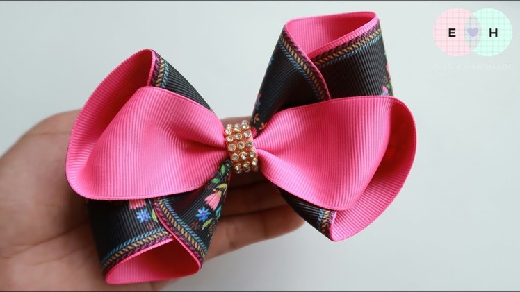 Laço De Fita ???? Ribbon Bow Tutorial #18 ???? DIY by Elysia Handmade