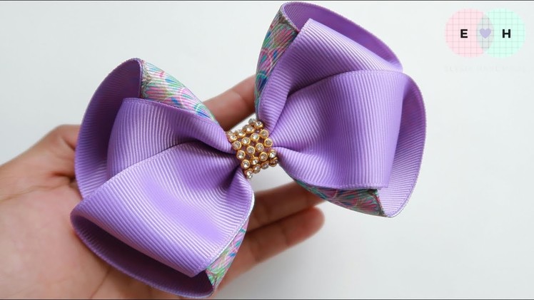 Laço De Fita ???? Ribbon Bow Tutorial #19 ???? DIY by Elysia Handmade