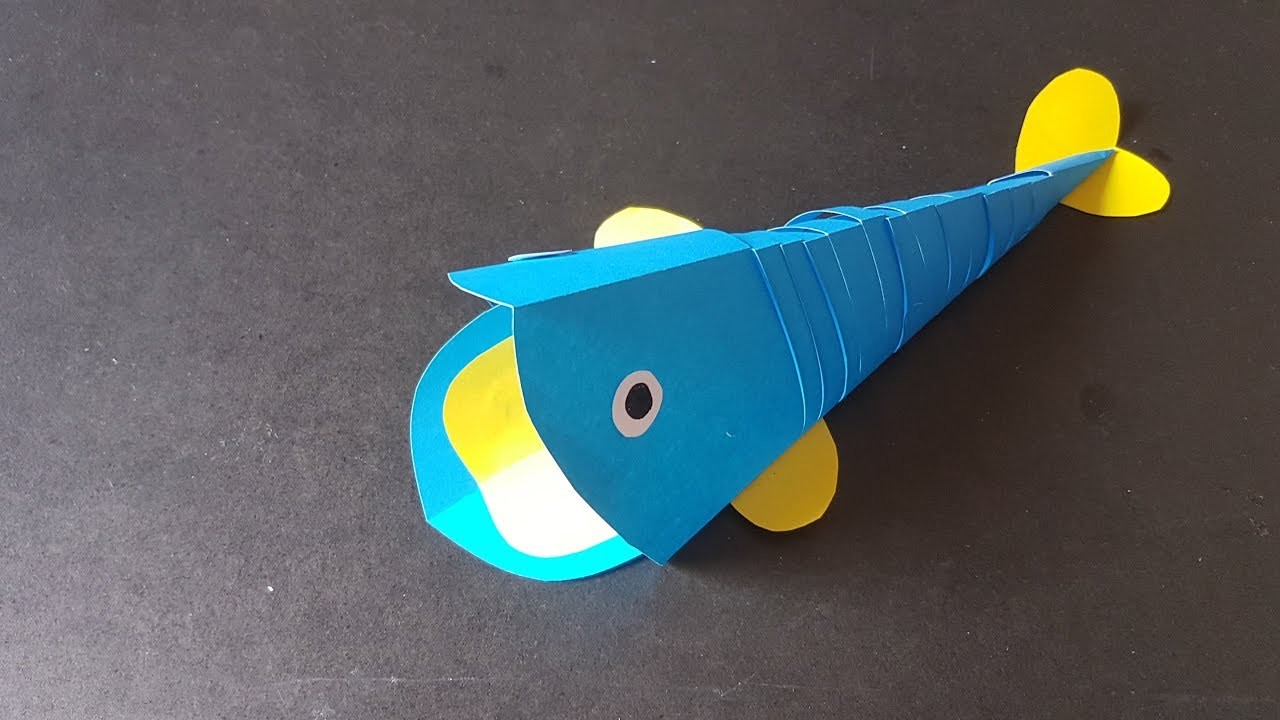 Origami fish Making, How to make a Paper Fish Step by Step at Home