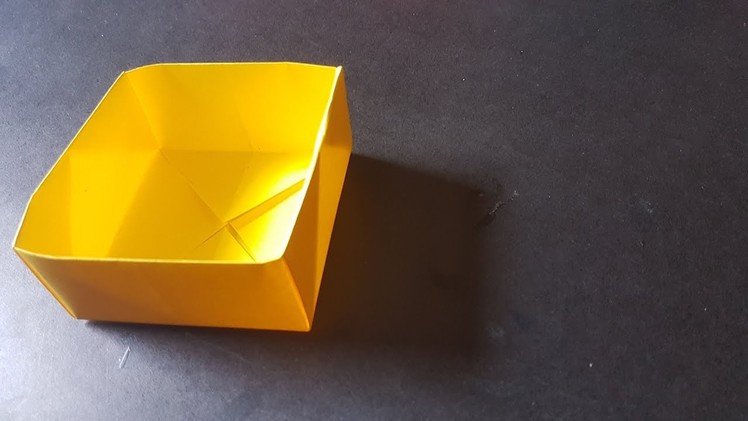 Origami Paper Box| How to make a paper box Very Easy without Glue DIY