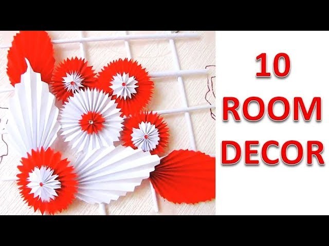 10 Paper Crafts !! DIY Room Decor 2019 || DIY Projects !!!