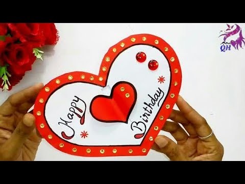 Birthday greeting card| How to make cards for birthday| Easy paper greeting card| Queen's home