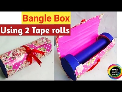 DIY organiser from waste material#How to reuse empty tape rolls#Easy storage organizer craft idea#