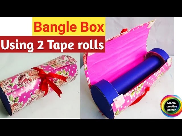 DIY organiser from waste material#How to reuse empty tape rolls#Easy storage organizer craft idea#