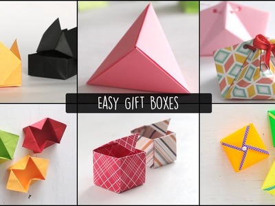 Easy Gift Boxes |  Paper Gift Box |  How To Make Gift Box |  Handmade