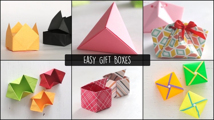 Easy Gift Boxes |  Paper Gift Box |  How To Make Gift Box |  Handmade