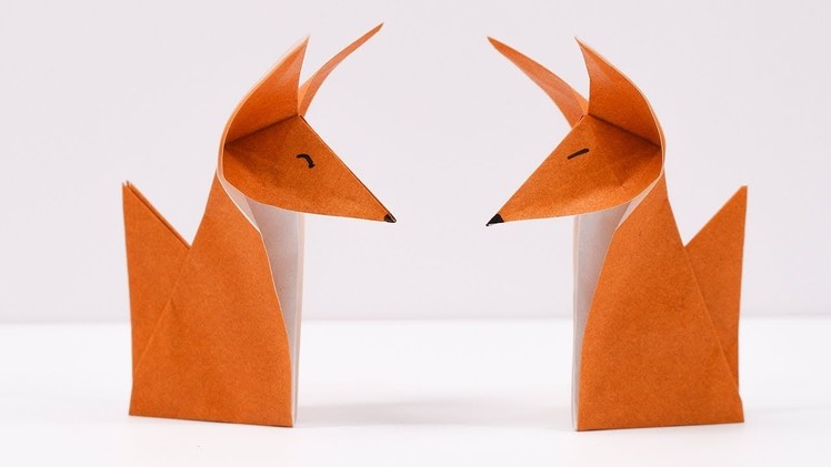 Easy Origami Fox - How to Make Fox Step by Step