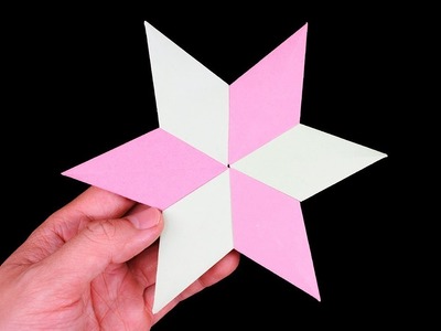 Easy #Origami Paper Ninja star - How to Make Ninja star Step by Step