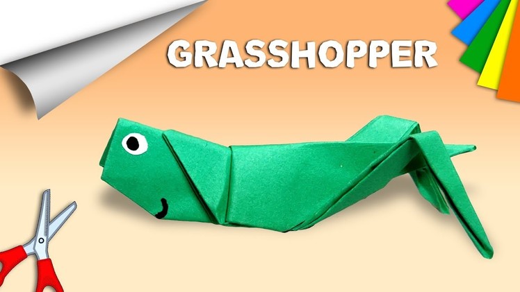 Grasshopper Paper Craft  | DIY crafts | How to make minute crafts for kids | easy origami