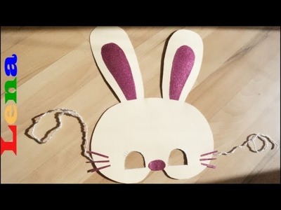 Hasen Maske basteln ???? How to make a rabbit mask ???? как сделать маску зайца из бумаги