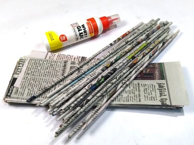 How to make a Desk Organizer Using Newspaper | Best out of waste