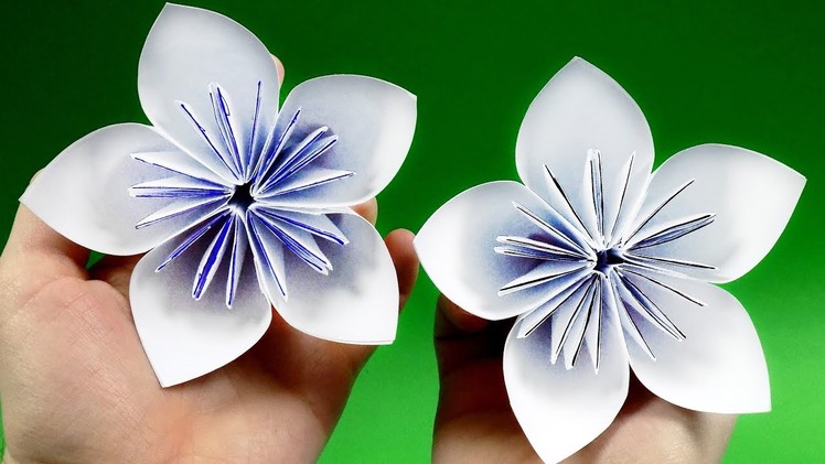 How to make a flower with paper easy