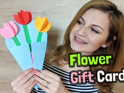How to make an easy paper flower gift card for your loved ones in 5 minutes