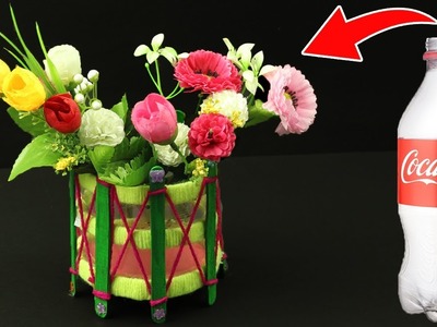 Plastic Diy Ideas Creative Flower Vase Out Of Plastic Bottle