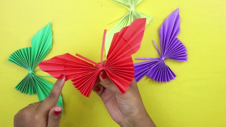 How To Make Origami Butterfly || Easy Paper Butterfly Origami - Cute & Easy Butterfly DIY