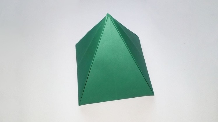 How to Make Paper Pyramid - Easy Origami Pyramid - DIY Paper Crafts