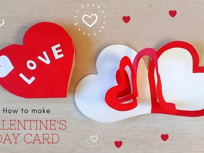How to make Valentine's Day Card | Simple & Easy Latest Design Paper Greeting Cards