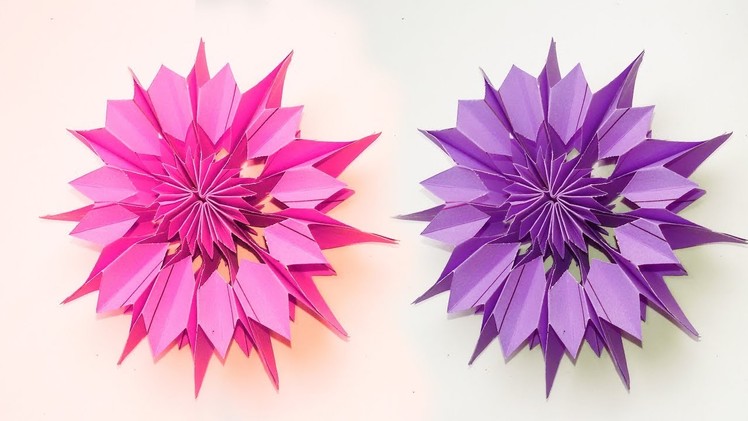 Make Amazing paper things # Easy Paper Star Making tricks for Christmas # basteln weihnachten