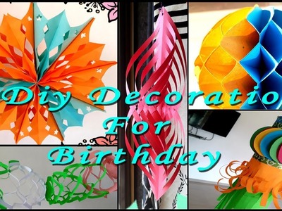 5 Diy Easy Birthday Decoration Ideas At Home