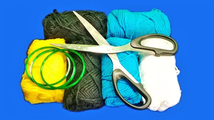 Amazing Home Decor Idea Of Wool | DIY Wall Hanging Out woolen | Woolen Crafts Ideas