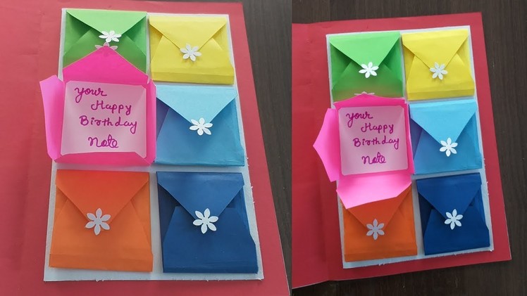 Beautiful Birthday Greeting Card Idea | DIY Birthday card | new complete tutorial