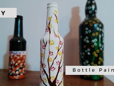 DIY Bottle Painting by Asha Neog | ANG Creations