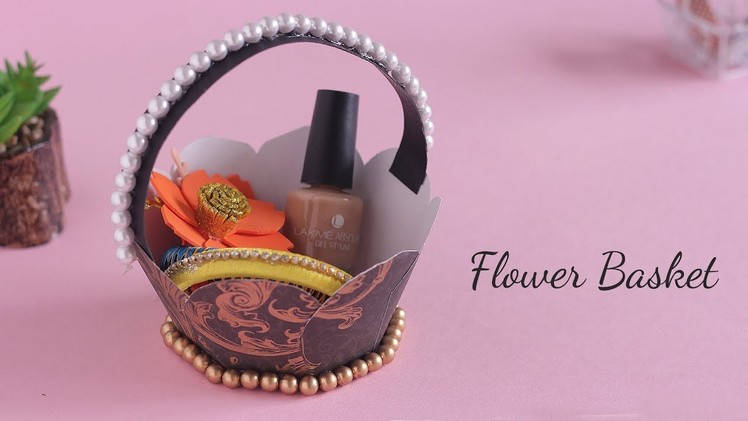 DIY Flower Basket | Gift basket ideas | Basket making