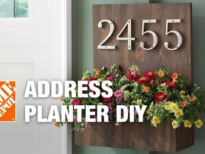 DIY House Number Planter