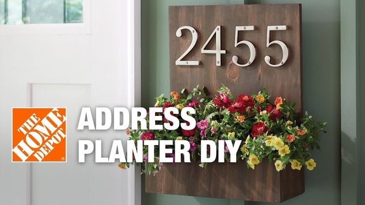 DIY House Number Planter