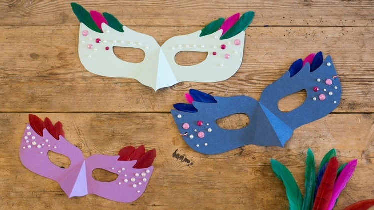 DIY : Make festive masquerade masks by Søstrene Grene