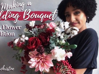 DIY Wedding Bouquet FAUX FLOWER EDITION aleexischristine