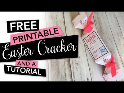 FREE Printable DIY Easter Cracker | FREEBIE