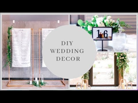 How I Made DIY WEDDING DECOR