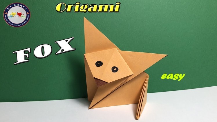 How to Make Origami Fox Paper - Best and Easy - Origami for Kids - DIY